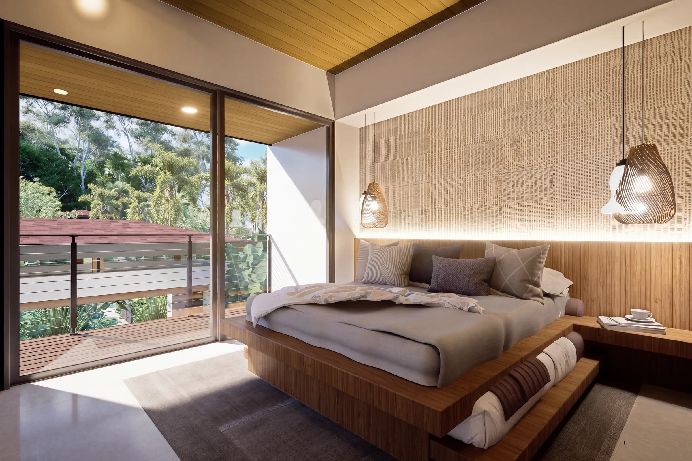 Model A bedroom on the upper level